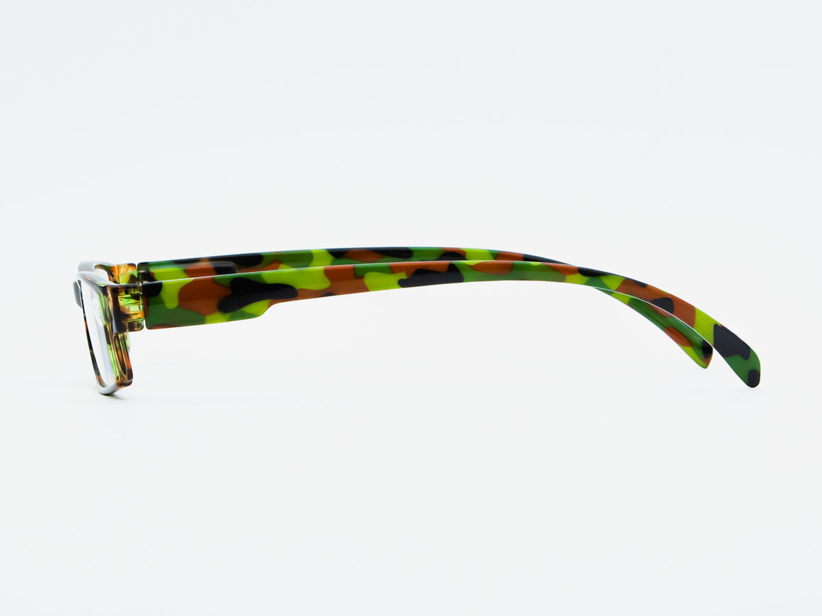 Slim leopard pattern reading glasses