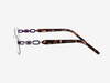 Slim Leopard Print Optical Glasses