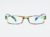 Slim leopard pattern reading glasses