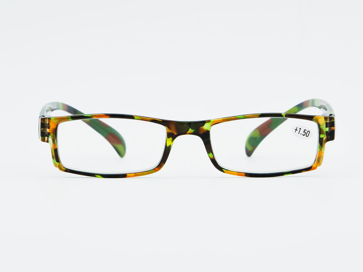 Slim leopard pattern reading glasses