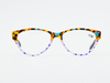 Colorblock cartoon reading glasses