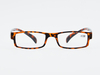 Slim leopard pattern reading glasses