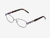 Slim Leopard Print Optical Glasses