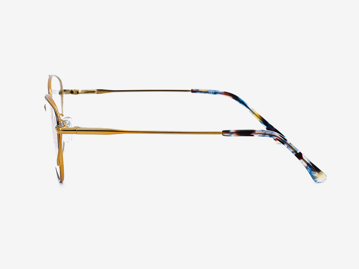 Vintage Gold Edge Metal Optical Glasses